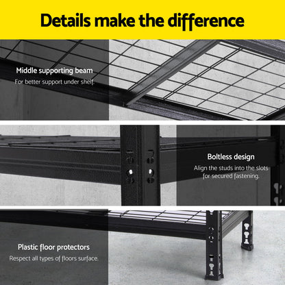 4 x 1.8M Giantz Garage Shelving Warehouse Rack