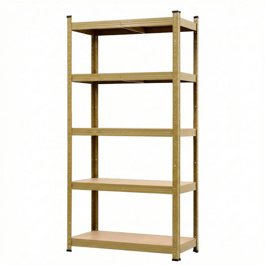Giantz Garage Shelving 1.6X0.8m Warehouse Shelves Storage Rack Pallet Racking Yellow