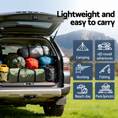 Weisshorn Camping Tent Car SUV Rear Hatchback Tents Canopy Portable Outdoor Family green